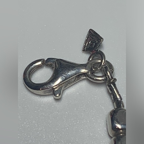 Silpada Vintage Sterling Silver Chunks & Gold Filled Beaded Bracelet - Picture 3 of 15